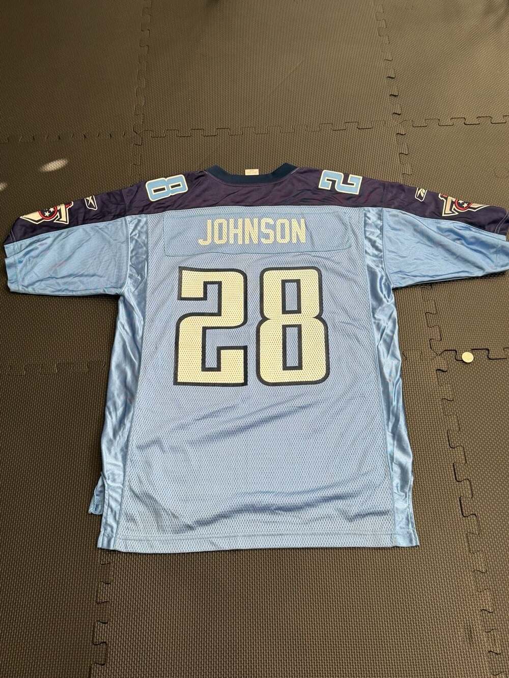 Reebok Tennessee Titans Chris Johnson #28 Jersey L